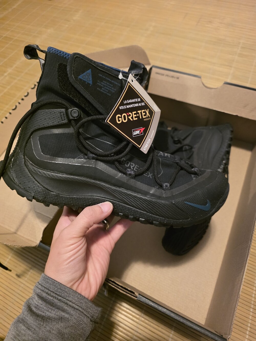 Nike ACG Terra Antarktik GORE-TEX In Black Midnight Turquoise Anthracite Color